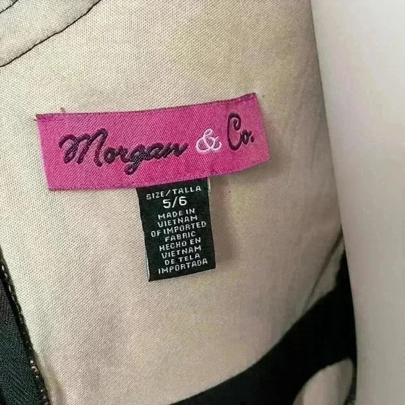 Morgan & Co. Black Jr. Cocktail Dress Size 5/6 Jr. - Picture 11 of 13